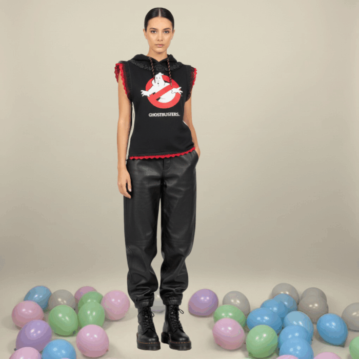 Gilet Ghostbusters x Adidas upcyclé par Aliona Sama